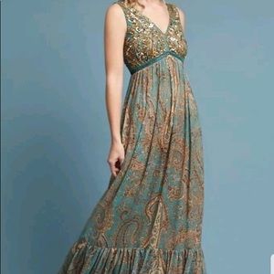 Anthropologie maxi dress